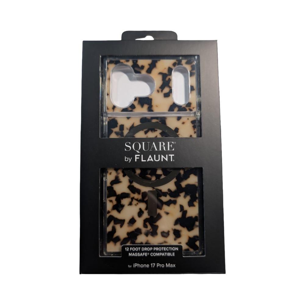 C2-X FLAUNT Square Case w/MagSafe iPhone 17 PRO Max Blonde Tortoise Shell ⬇️